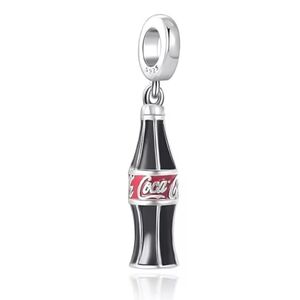 Coca Cola Black and Silver Charm Pendant